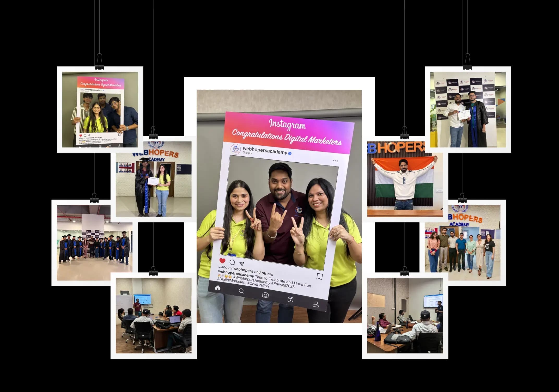 Students at WebHopers Academy Digital Marketing Institute